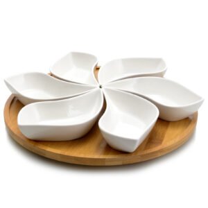 Elama Signature Modern 13.5 inch 7Piece Lazy Susan